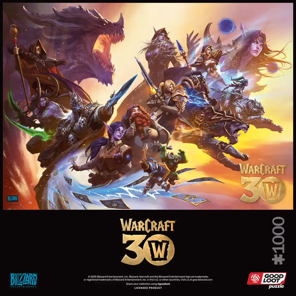 World of Warcraft Puzzle 30. výročí (1000 dílků) fotografii produktu