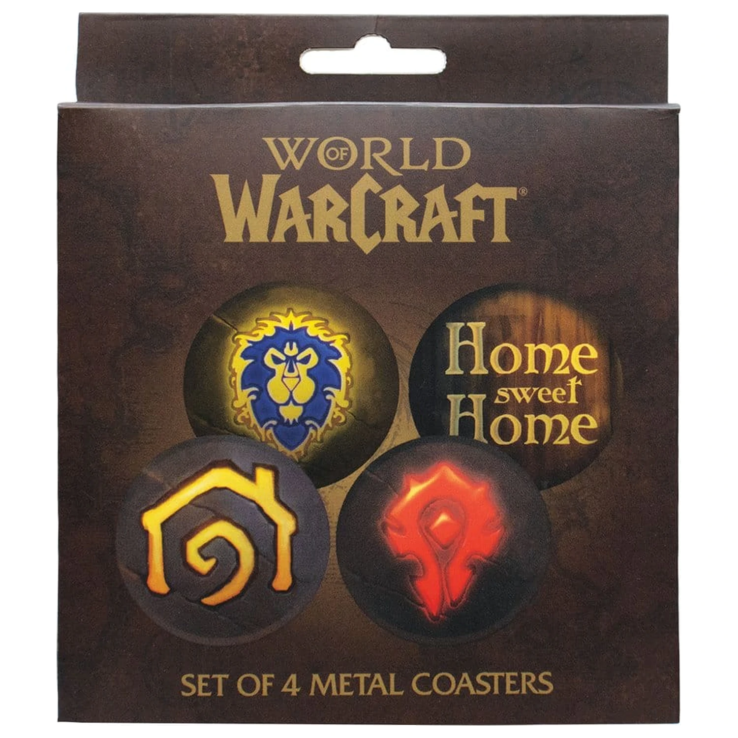 World of Warcraft Podtácky, sada 4 ks, potištěný kov fotografii produktu