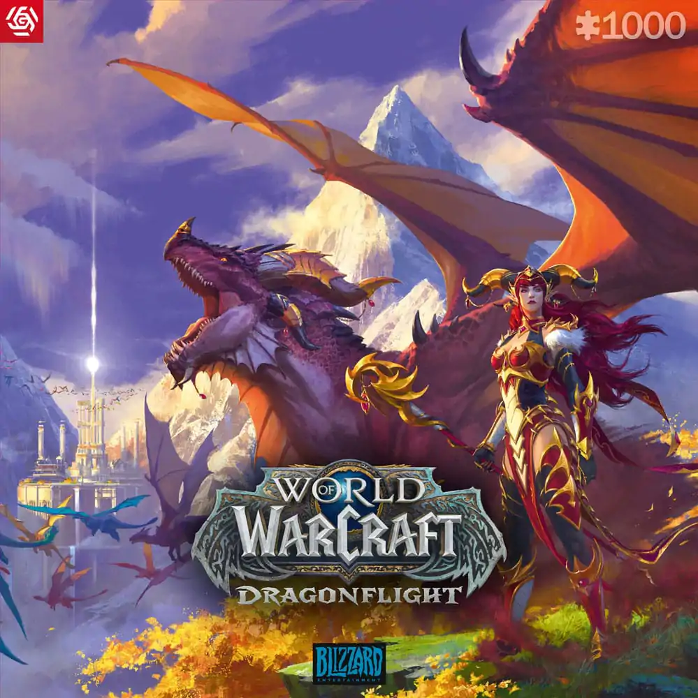 World of Warcraft Herní puzzle Dragonflight Alexstrasza (1000 dílků) fotografii produktu