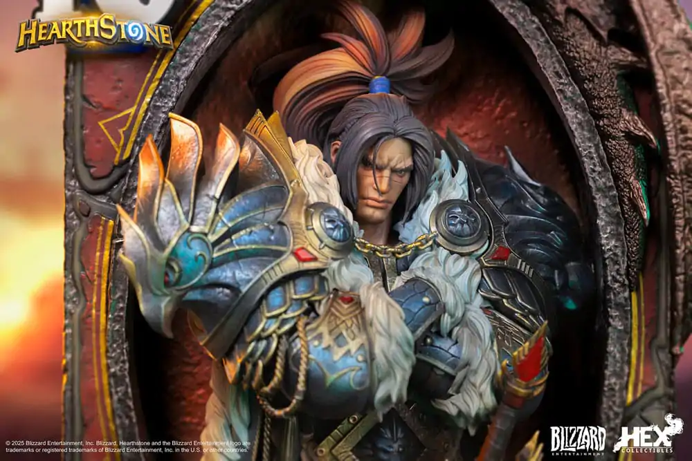 Hearthstone 3D Umělecká Zarámovaná Socha Varian Wrynn 31 cm fotografii produktu
