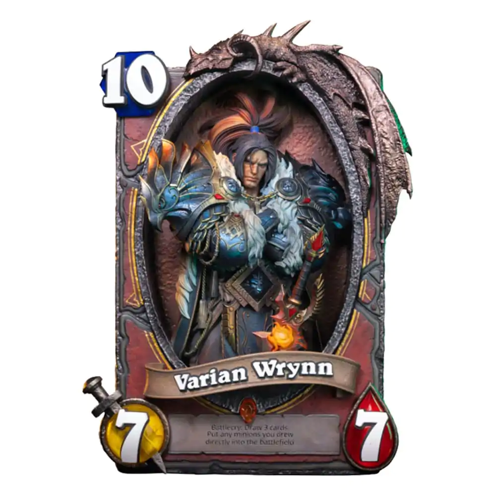 Hearthstone 3D Umělecká Zarámovaná Socha Varian Wrynn 31 cm fotografii produktu