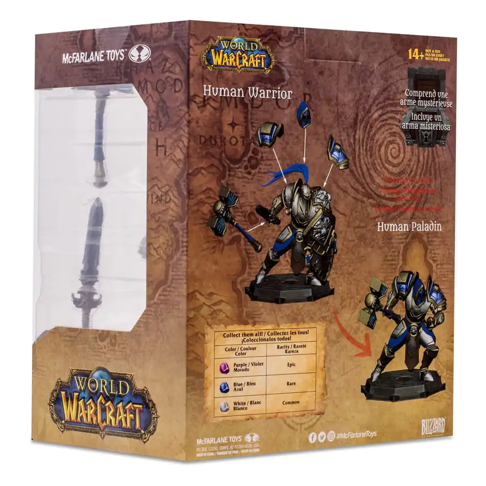 World of Warcraft Akční figurka Human: Paladin / Warrior 15 cm fotografii produktu