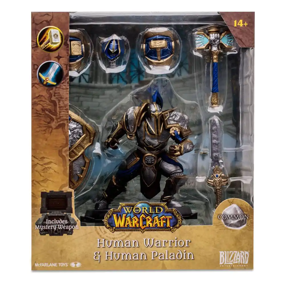 World of Warcraft Akční figurka Human: Paladin / Warrior 15 cm fotografii produktu
