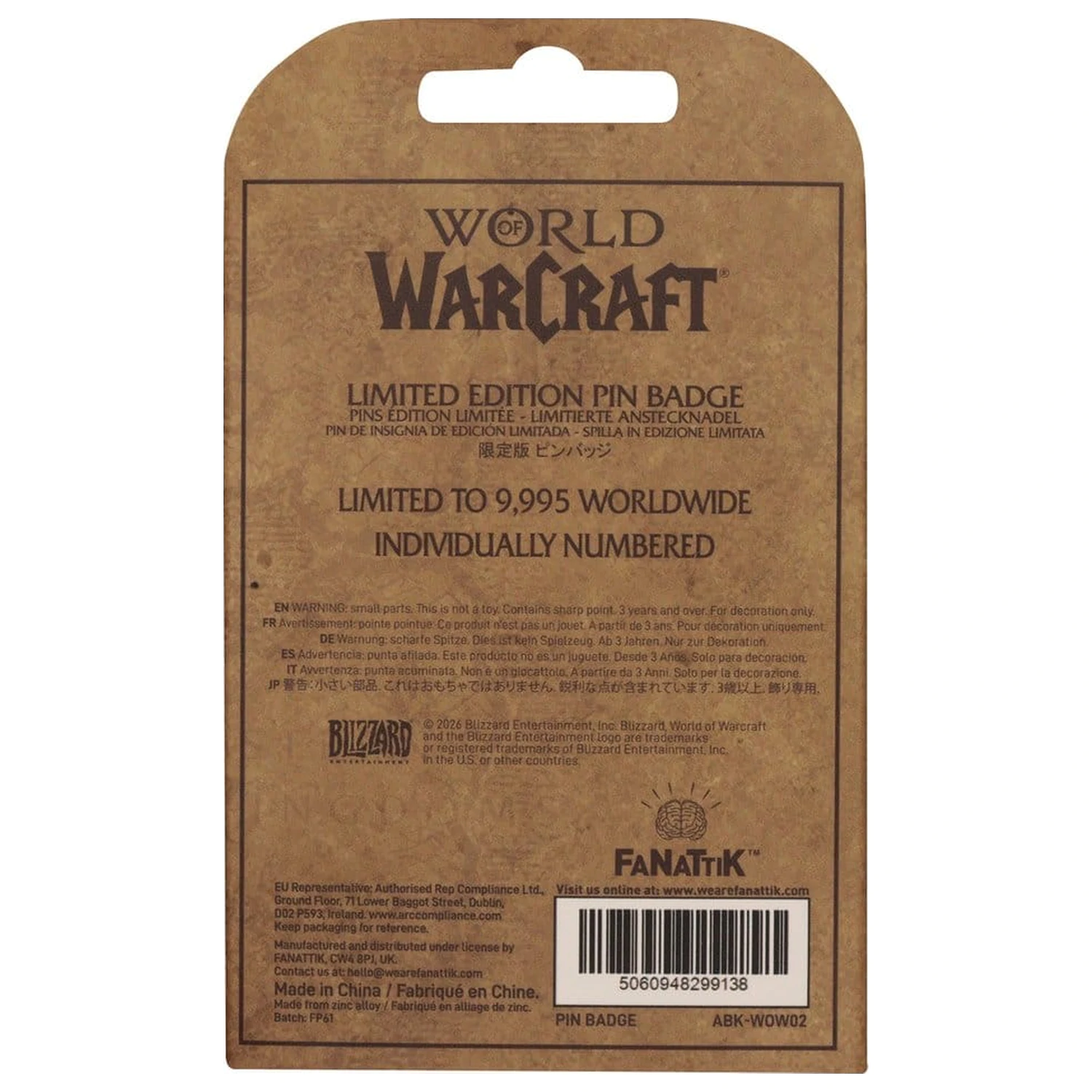 World of Warcraft odznáček Pepe Limited Edition fotografii produktu