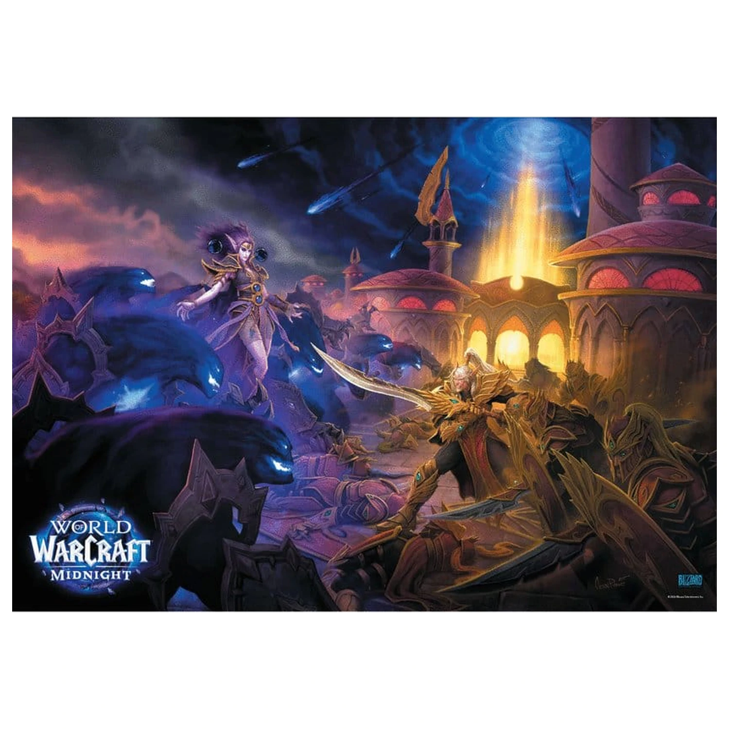 World of Warcraft Puzzle Midnight Against the Void (1000 dílků) fotografii produktu