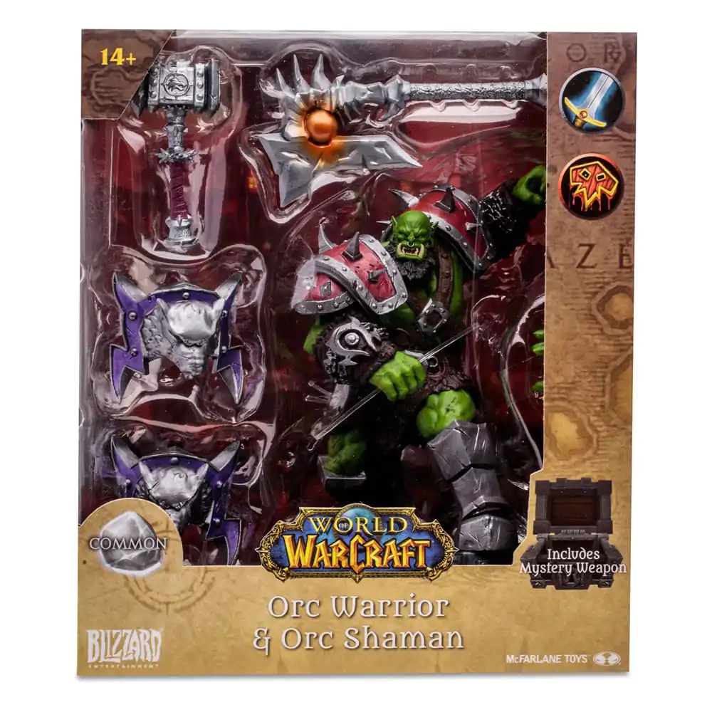 World of Warcraft akční figurka Orc: Shaman / Warrior 15 cm fotografii produktu