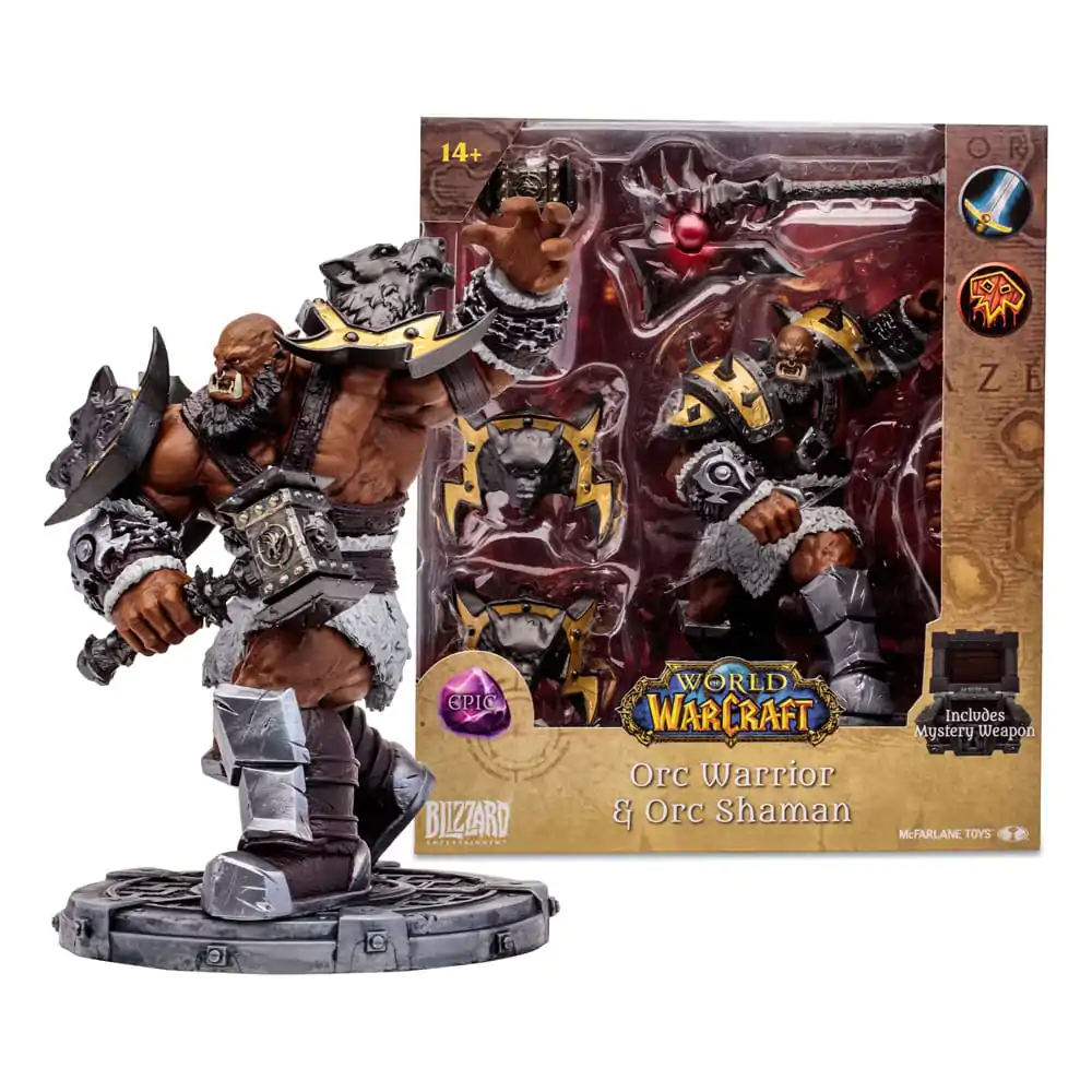 World of Warcraft Akční figurka Orc Shaman Warrior (Epic) 15 cm fotografii produktu