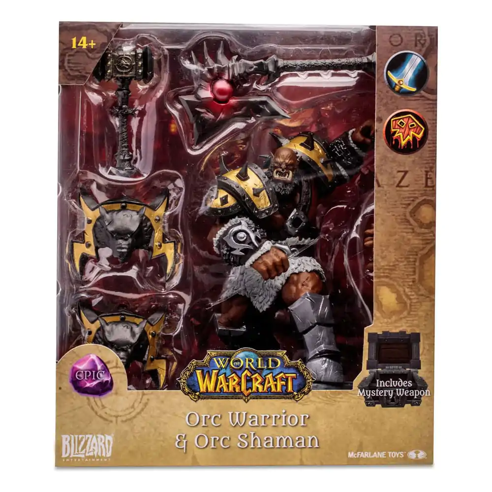 World of Warcraft Akční figurka Orc Shaman Warrior (Epic) 15 cm fotografii produktu