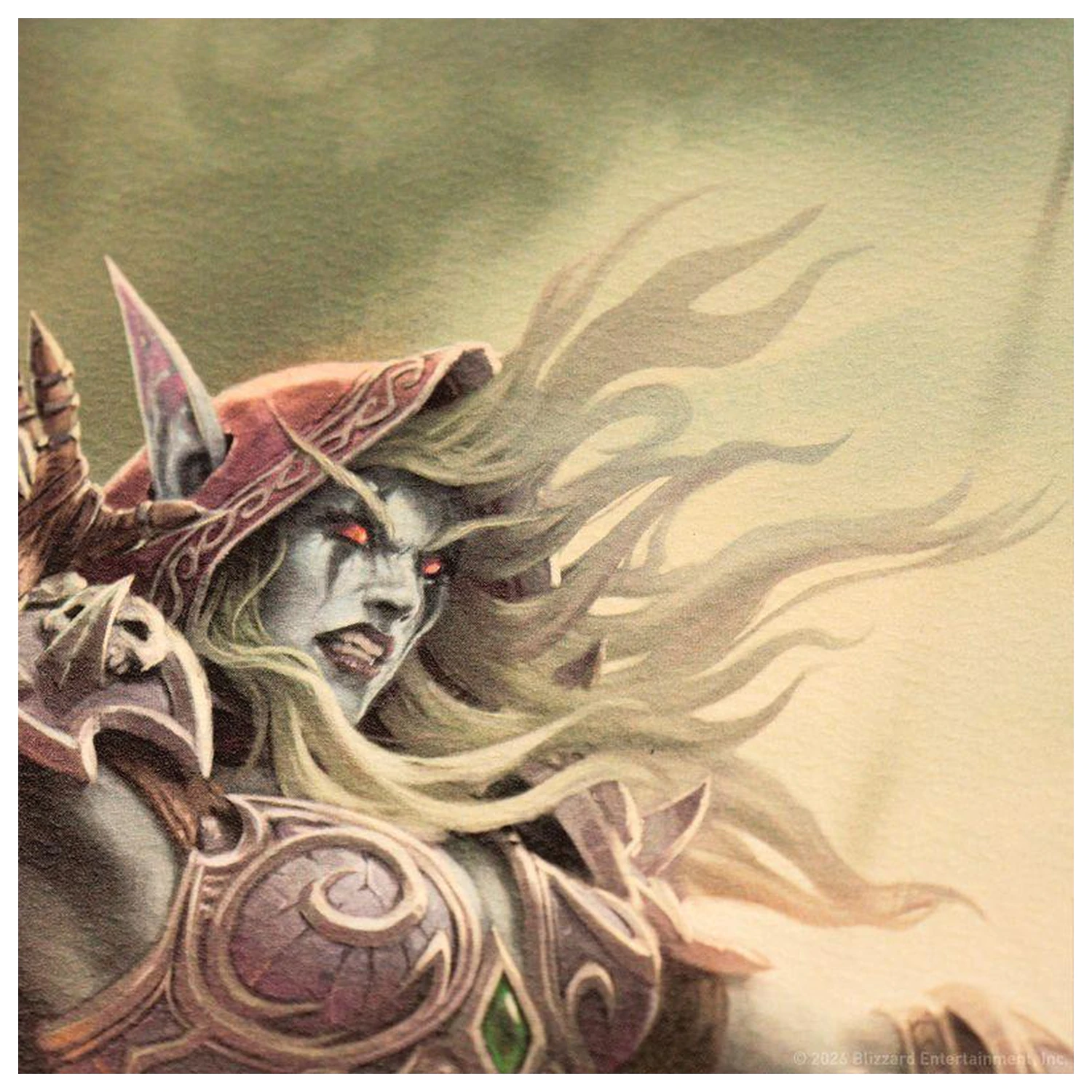 World of Warcraft Sylvanas vs Anduin Art Print Limitovaná edice fotografii produktu