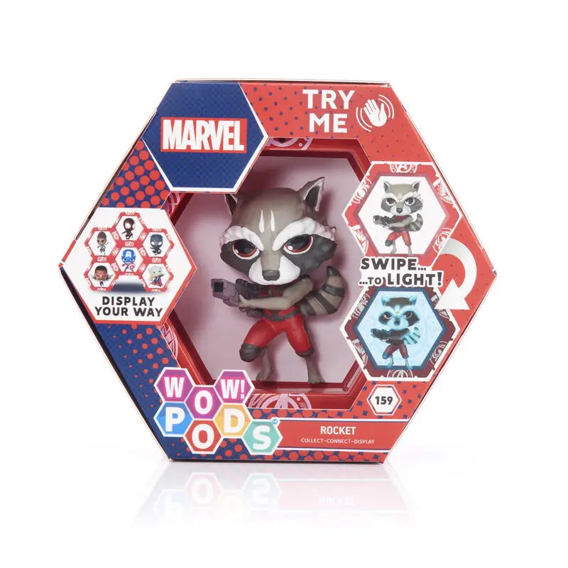 WOW! POD Marvel Rocket Raccoon led figurka fotografii produktu