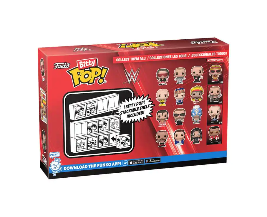 WWE Bitty Funko POP! Vinylová figurka 4-Pack Bret Hart 2,5 cm fotografii produktu