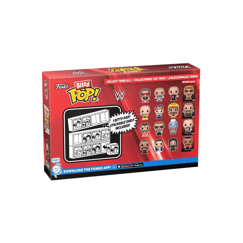 WWE Bitty Funko POP! Vinylová figurka 4-balení Dusty Rhodes 2,5 cm fotografii produktu