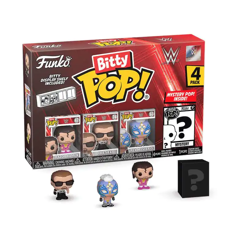 WWE Bitty Funko POP! Vinylová figurka 4-balení Razor Ramon 2,5 cm fotografii produktu