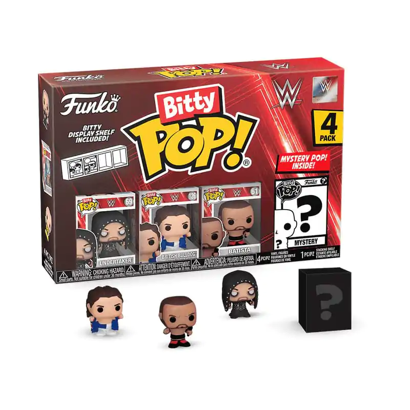 WWE Bitty Funko POP! Vinylová figurka 4-balení The Undertaker 2,5 cm fotografii produktu