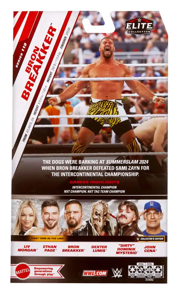 WWE Elite Collection akční figurka Bron Breakker 15 cm fotografii produktu