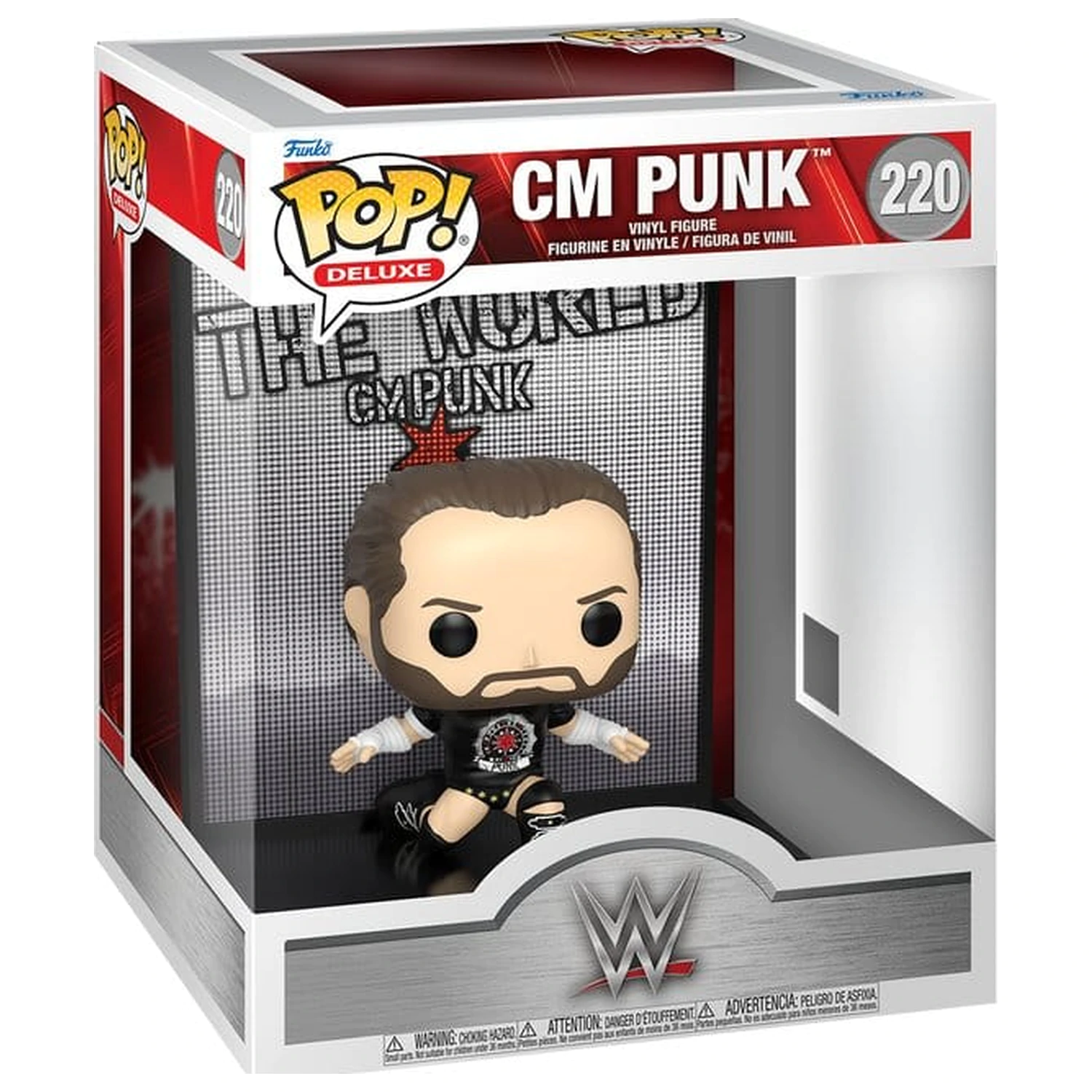 WWE Funko POP! Deluxe vinylová figurka CM Punk 9 cm fotografii produktu