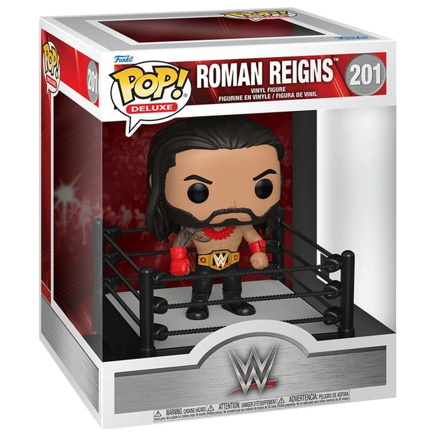 WWE Funko POP! Deluxe vinylová figurka Roman Reigns in Ring 9 cm fotografii produktu