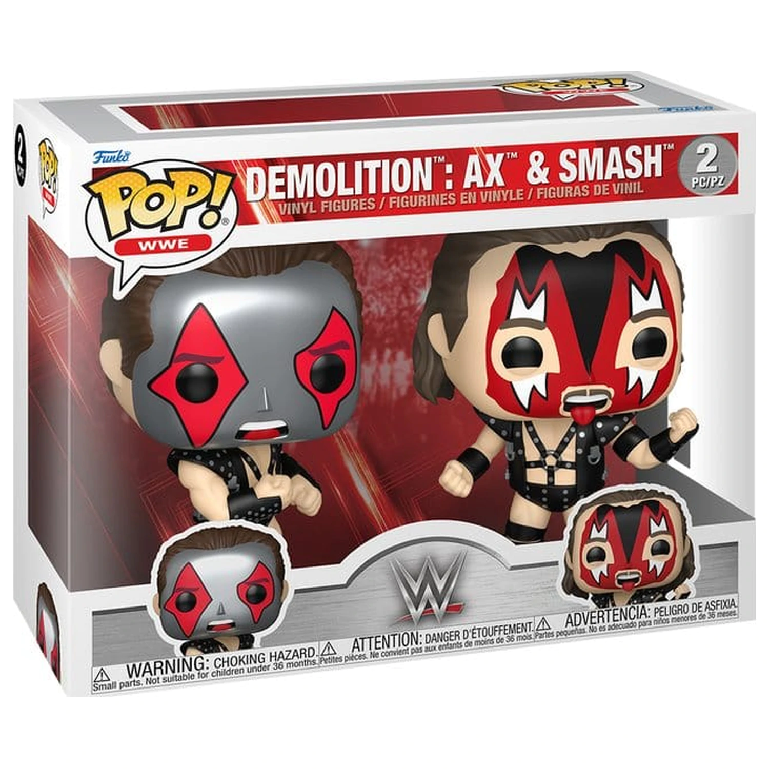 WWE Funko POP! Vinylové figurky 2-balení Ax & Smash 9 cm fotografii produktu