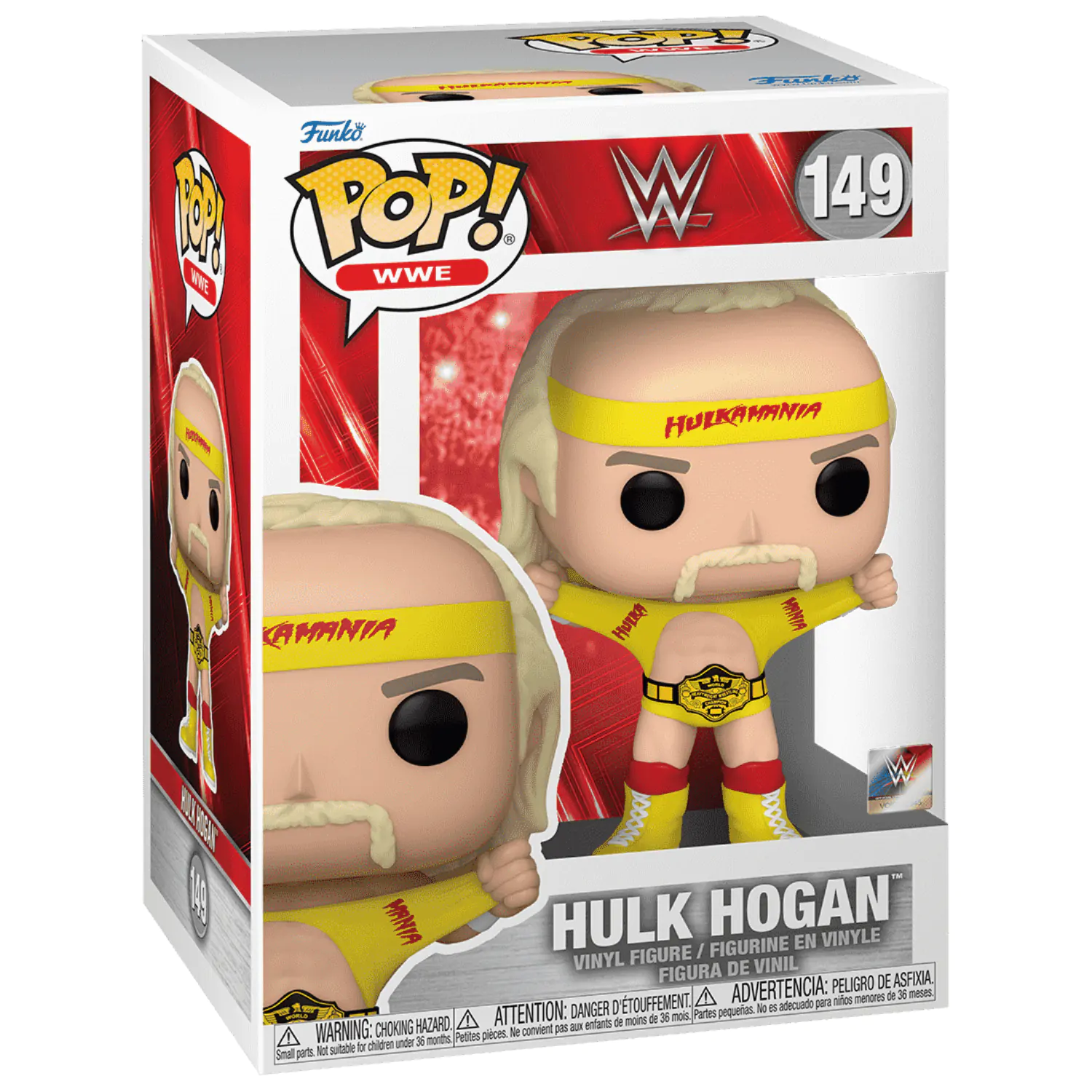 WWE Funko POP! Vinylová figurka Hulkamania s pásem 9 cm fotografii produktu