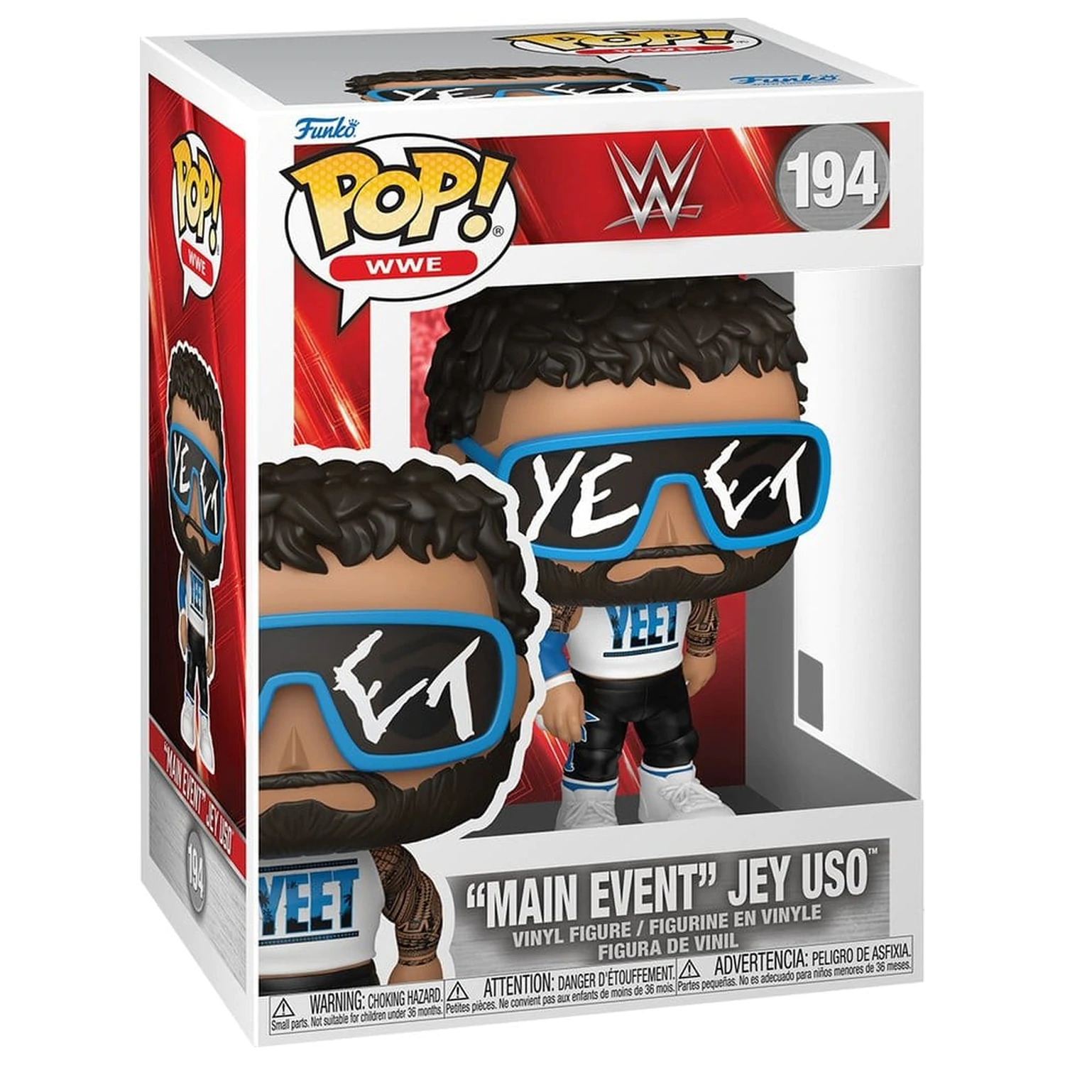 WWE Funko POP! Vinyl figurka "Main Event" Jey Uso 9 cm fotografii produktu