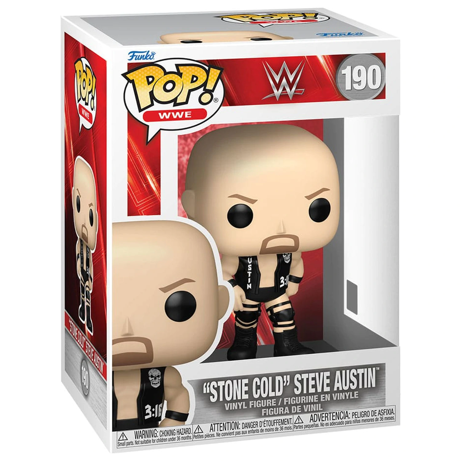 WWE Funko POP! Vinylová figurka "Stone Cold" Steve Austin 9 cm fotografii produktu