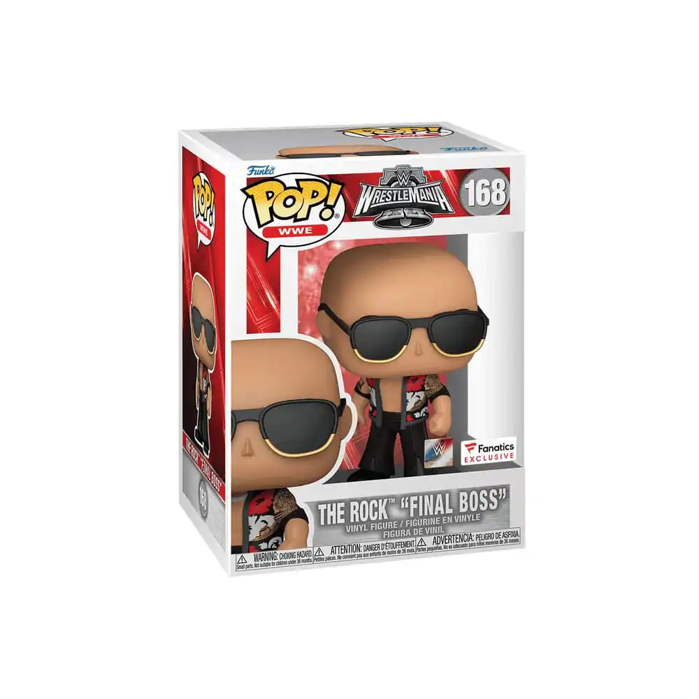 WWE Funko POP! Vinylová figurka The Rock- Final Boss (WrestleMania 40) 9 cm fotografii produktu