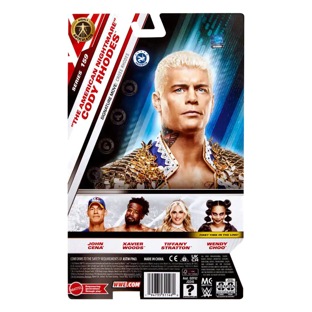 WWE Main Event Series akční figurka "The American Nightmare" Cody Rhodes 15 cm fotografii produktu