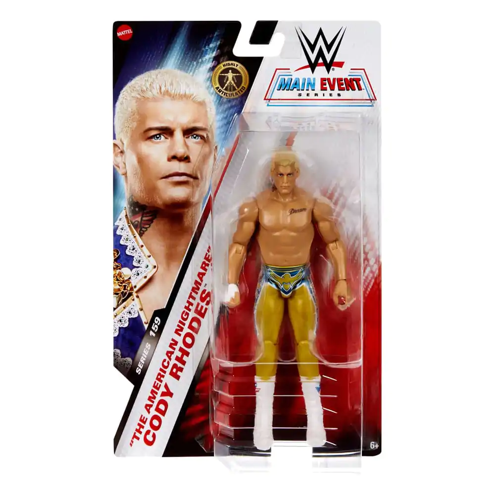 WWE Main Event Series akční figurka "The American Nightmare" Cody Rhodes 15 cm fotografii produktu