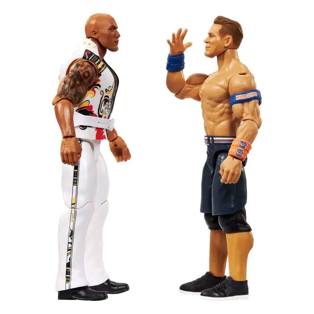 WWE Main Event Showdown Akční figurky The Rock Final Boss vs John Cena 2-balení 15 cm fotografii produktu