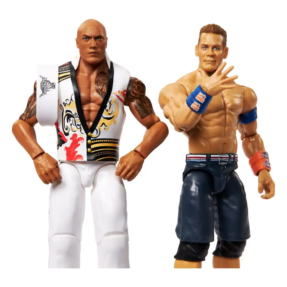 WWE Main Event Showdown Akční figurky The Rock Final Boss vs John Cena 2-balení 15 cm fotografii produktu