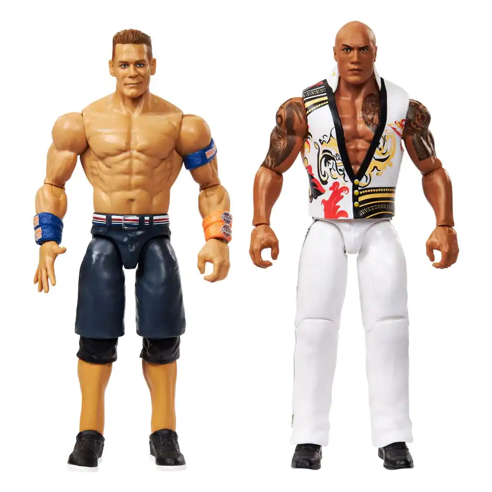WWE Main Event Showdown Akční figurky The Rock Final Boss vs John Cena 2-balení 15 cm fotografii produktu