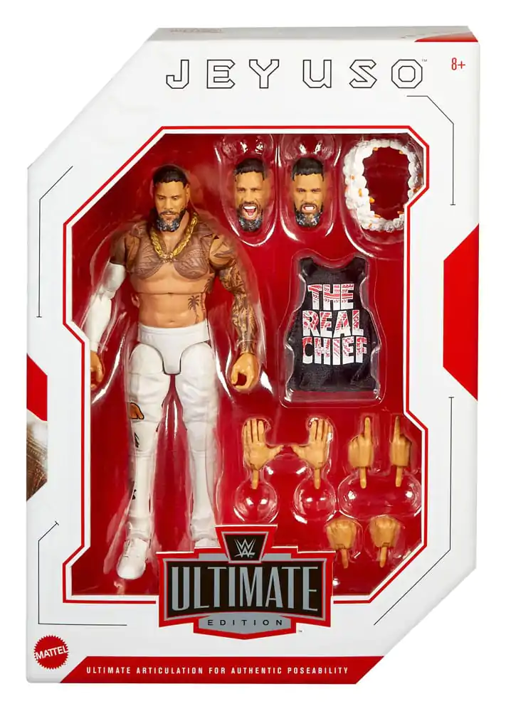 WWE Ultimate Edition Akční figurka Jey Uso 15 cm fotografii produktu