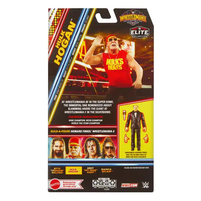 WWE WrestleMania Elite Collection akční figurka Hulk Hogan 15 cm fotografii produktu