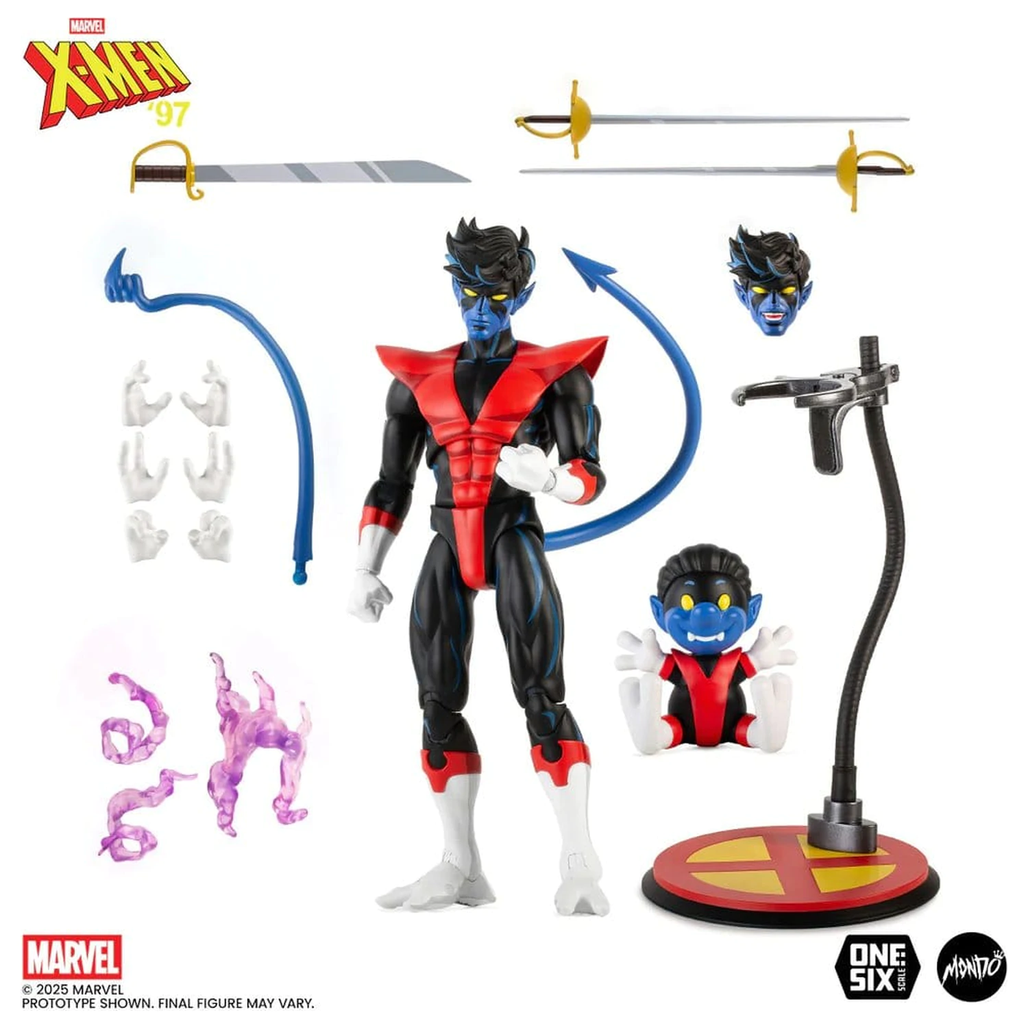 X-Men '97 Akční figurka 1/6 Nightcrawler 27 cm fotografii produktu