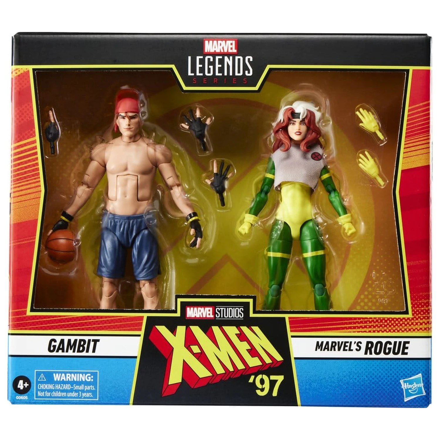 X-Men '97 Marvel Legends akční figurky balení po 2 Gambit & Marvel's Rogue 15 cm fotografii produktu
