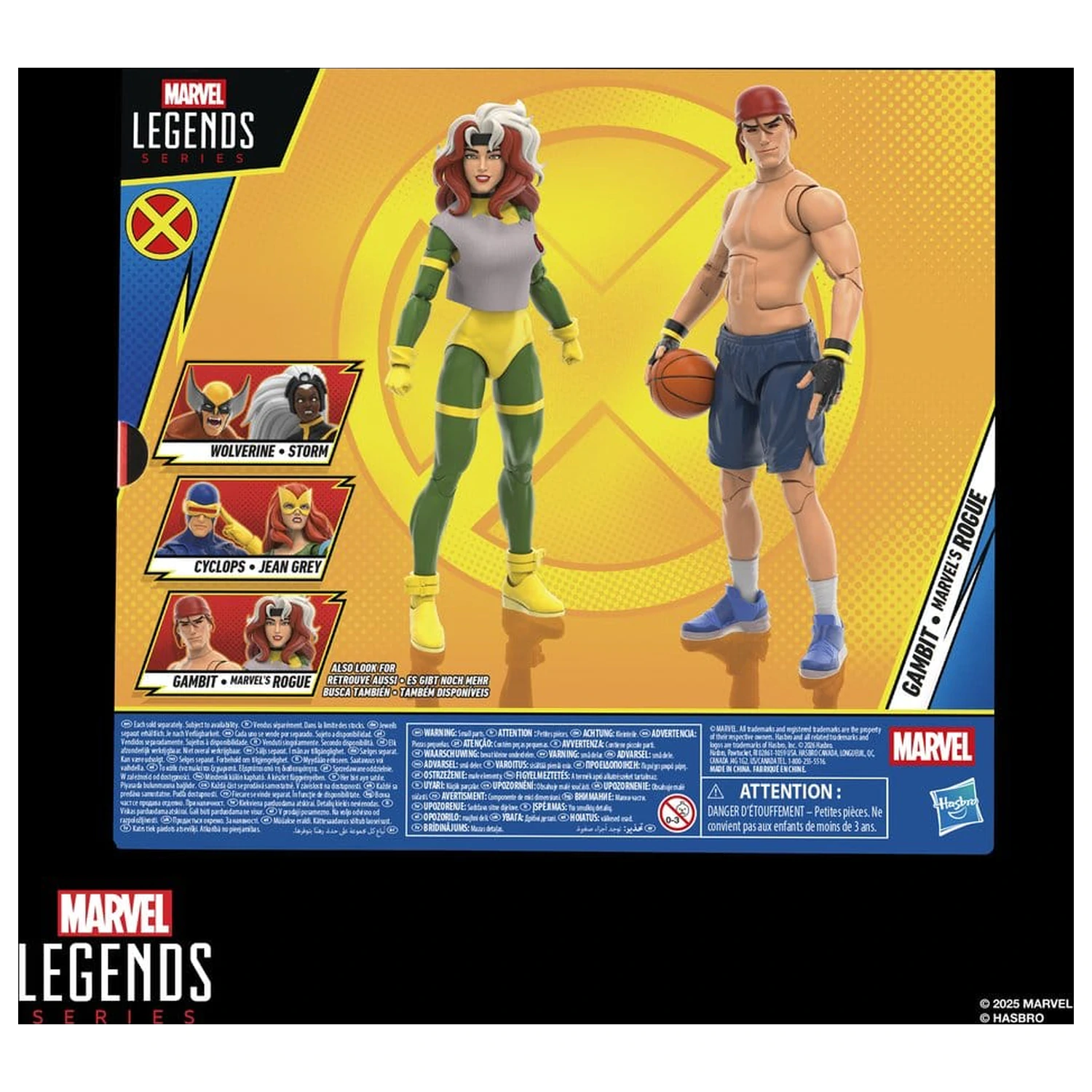 X-Men '97 Marvel Legends akční figurky balení po 2 Gambit & Marvel's Rogue 15 cm fotografii produktu