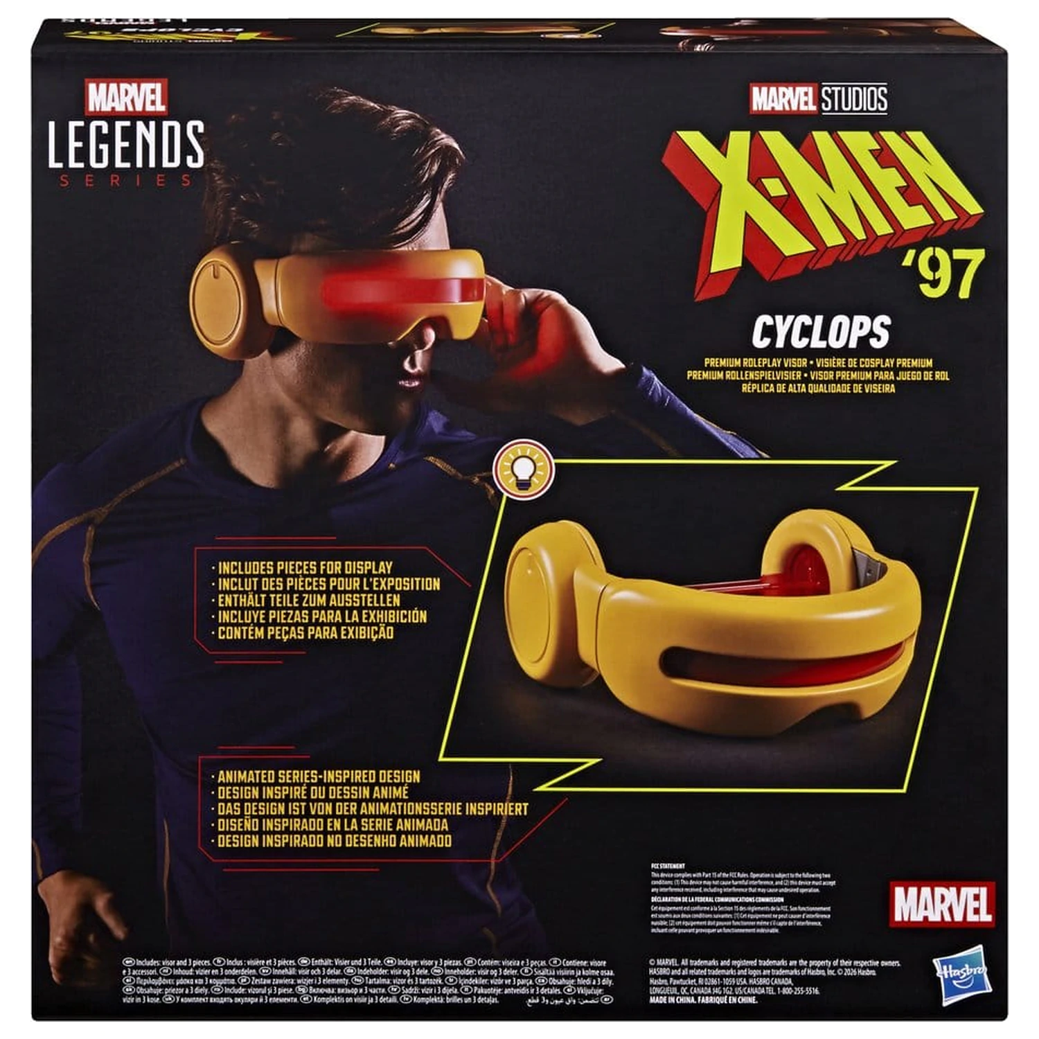 X-Men '97 Marvel Legends replika kyklopského vizoru pro hraní rolí fotografii produktu