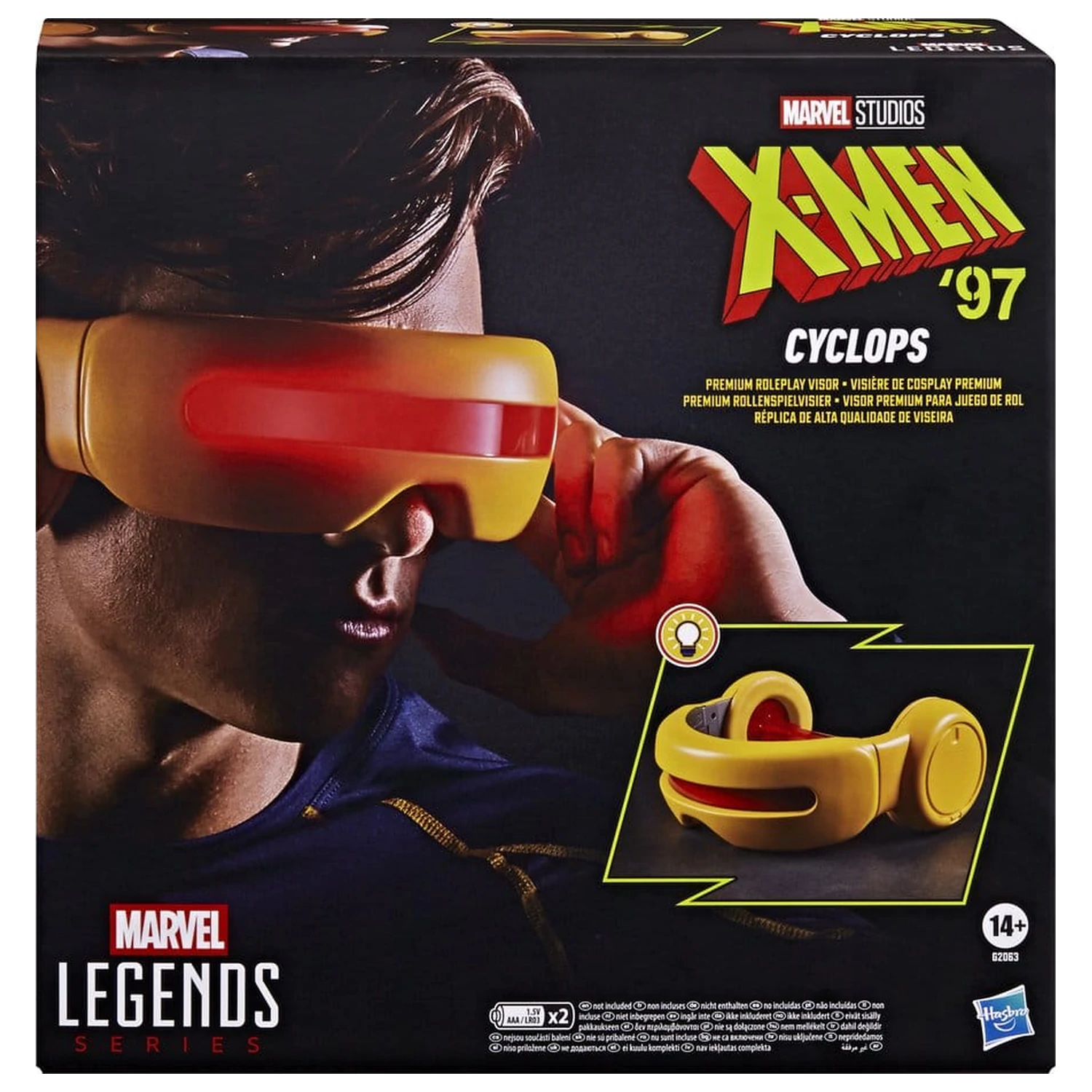 X-Men '97 Marvel Legends replika kyklopského vizoru pro hraní rolí fotografii produktu