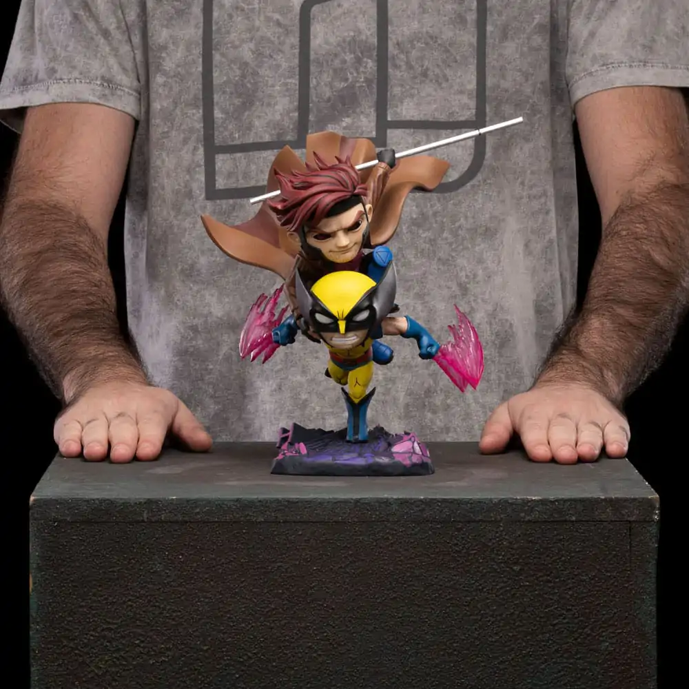 X-Men 97 Mini Co. PVC figurka Gambit a Wolverine 23 cm fotografii produktu