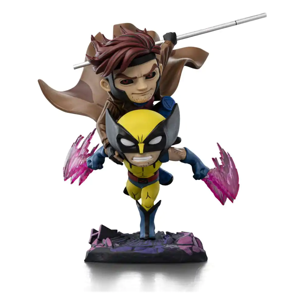 X-Men 97 Mini Co. PVC figurka Gambit a Wolverine 23 cm fotografii produktu