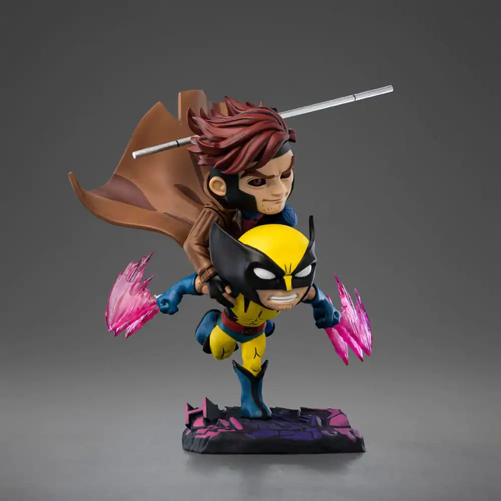 X-Men 97 Mini Co. PVC figurka Gambit a Wolverine 23 cm fotografii produktu