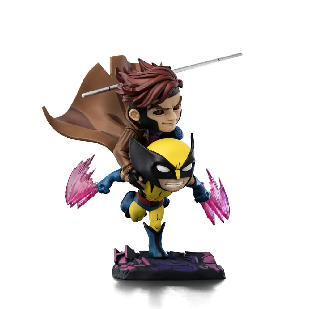 X-Men 97 Mini Co. PVC figurka Gambit a Wolverine 23 cm fotografii produktu