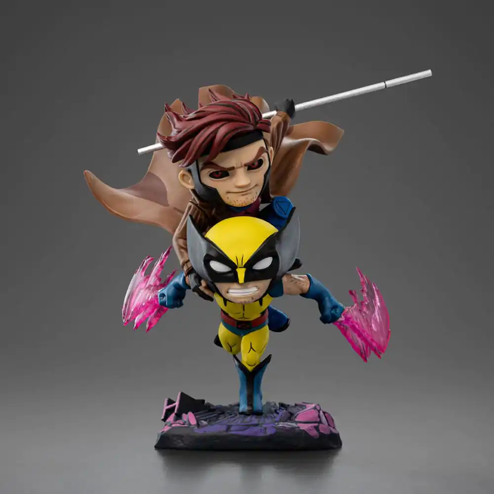 X-Men 97 Mini Co. PVC figurka Gambit a Wolverine 23 cm fotografii produktu