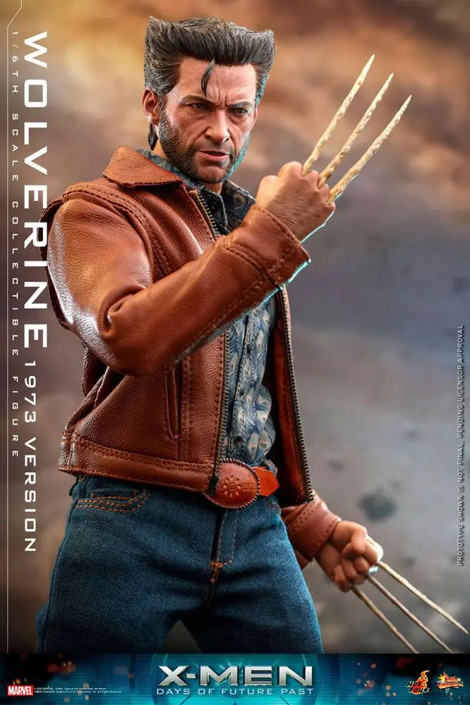 X-Men Days of Future Past Movie Masterpiece akční figurka 1/6 Wolverine (verze 1973) 30 cm fotografii produktu