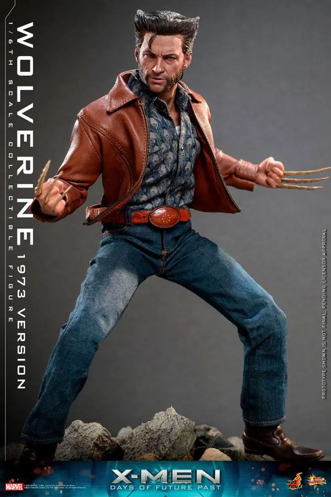 X-Men Days of Future Past Movie Masterpiece akční figurka 1/6 Wolverine (verze 1973) 30 cm fotografii produktu