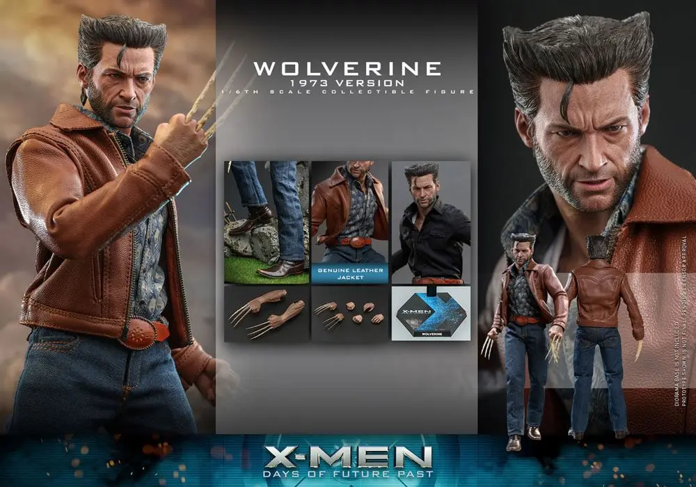 X-Men Days of Future Past Movie Masterpiece akční figurka 1/6 Wolverine (verze 1973) 30 cm fotografii produktu