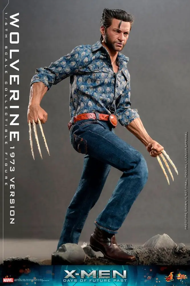 X-Men Days of Future Past Movie Masterpiece akční figurka 1/6 Wolverine (verze 1973) 30 cm fotografii produktu