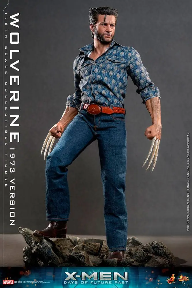 X-Men Days of Future Past Movie Masterpiece akční figurka 1/6 Wolverine (verze 1973) 30 cm fotografii produktu