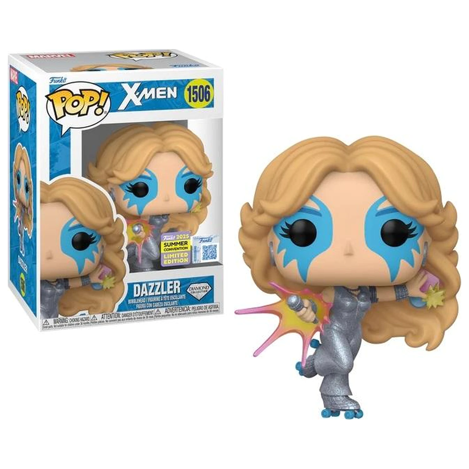 X-Men Funko POP! Vinylová Figurka Dazzler (Diamond) Exclusive Verze 9 cm fotografii produktu
