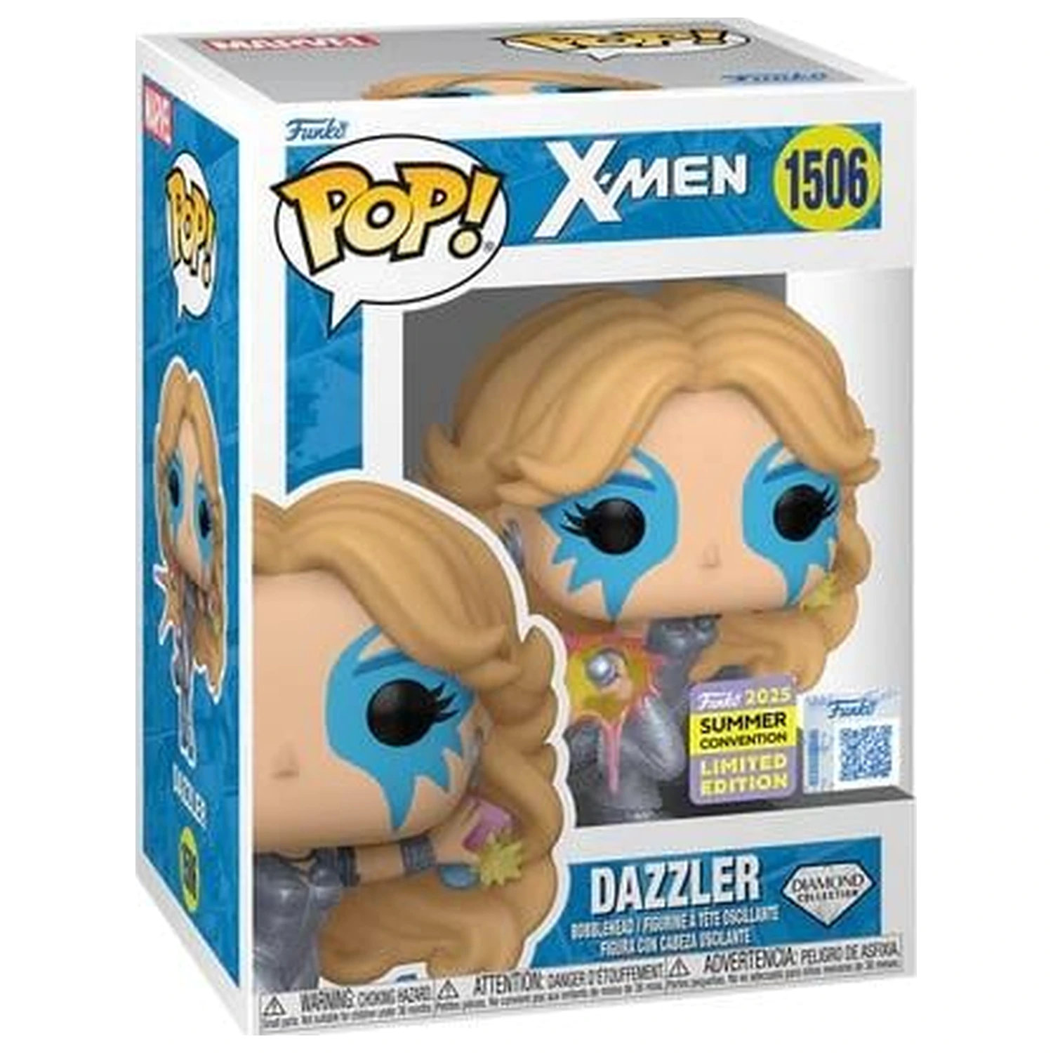 X-Men Funko POP! Vinylová Figurka Dazzler (Diamond) Exclusive Verze 9 cm fotografii produktu